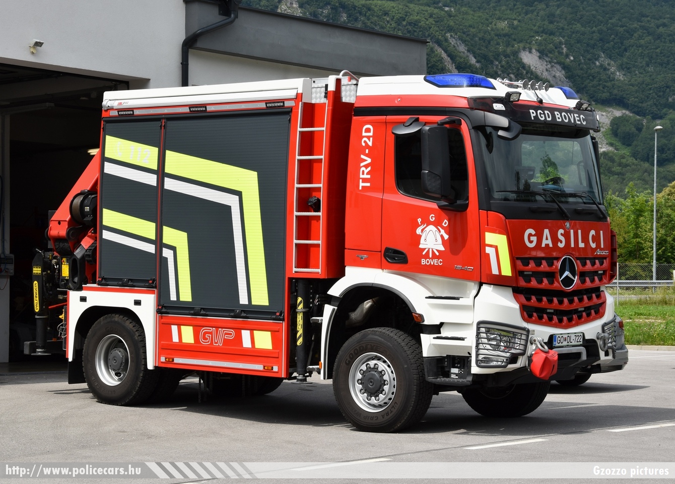 Mercedes Arocs 1840, Bovec, fotó: Gzozzo pictures 
Keywords: szlovén Szlovénia tûzoltóautó tûzoltóság tûzoltó slovenian Slovenia fire firetruck