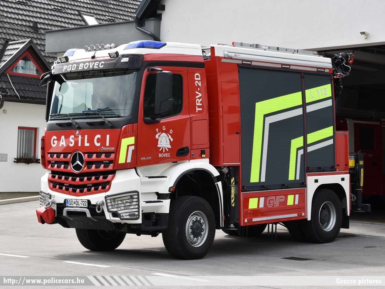 Mercedes Arocs 1840, Bovec, fotó: Gzozzo pictures 
Keywords: szlovén Szlovénia tûzoltóautó tûzoltóság tûzoltó slovenian Slovenia fire firetruck