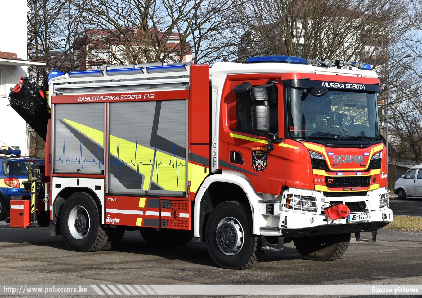 Scania P-410 XT Ziegler, TRV-D (Tehnično reševalno vozilo z dvigalom - Technical rescue vehicle with crane), PGD Murska Sobota, fotó: Gzozzo pictures
Keywords: szlovén Szlovénia tûzoltóautó tûzoltóság tûzoltó slovenian Slovenia fire firetruck