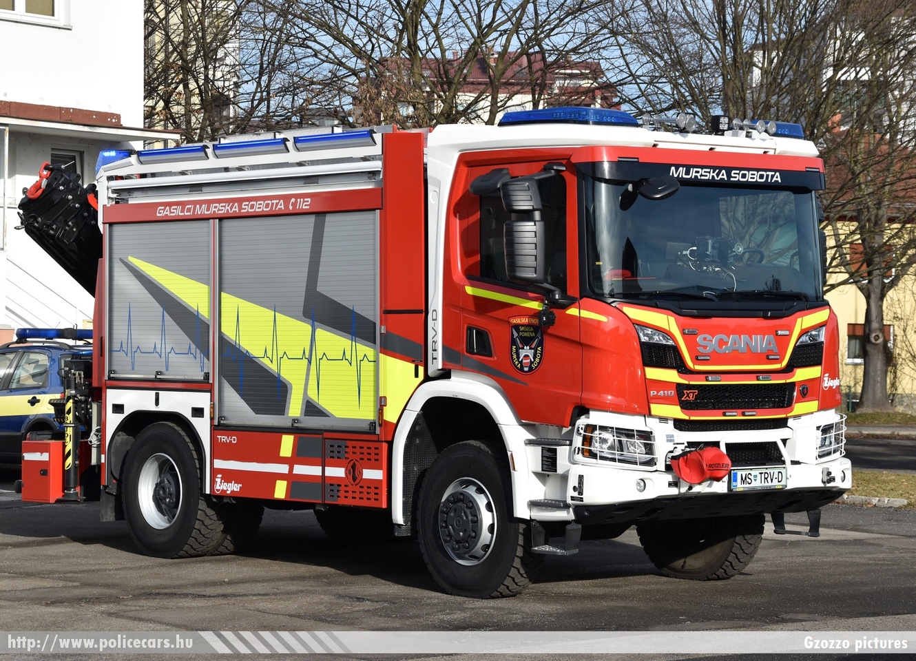 Scania P-410 XT Ziegler, TRV-D (Tehnično reševalno vozilo z dvigalom - Technical rescue vehicle with crane), PGD Murska Sobota, fotó: Gzozzo pictures
Keywords: szlovén Szlovénia tûzoltóautó tûzoltóság tûzoltó slovenian Slovenia fire firetruck
