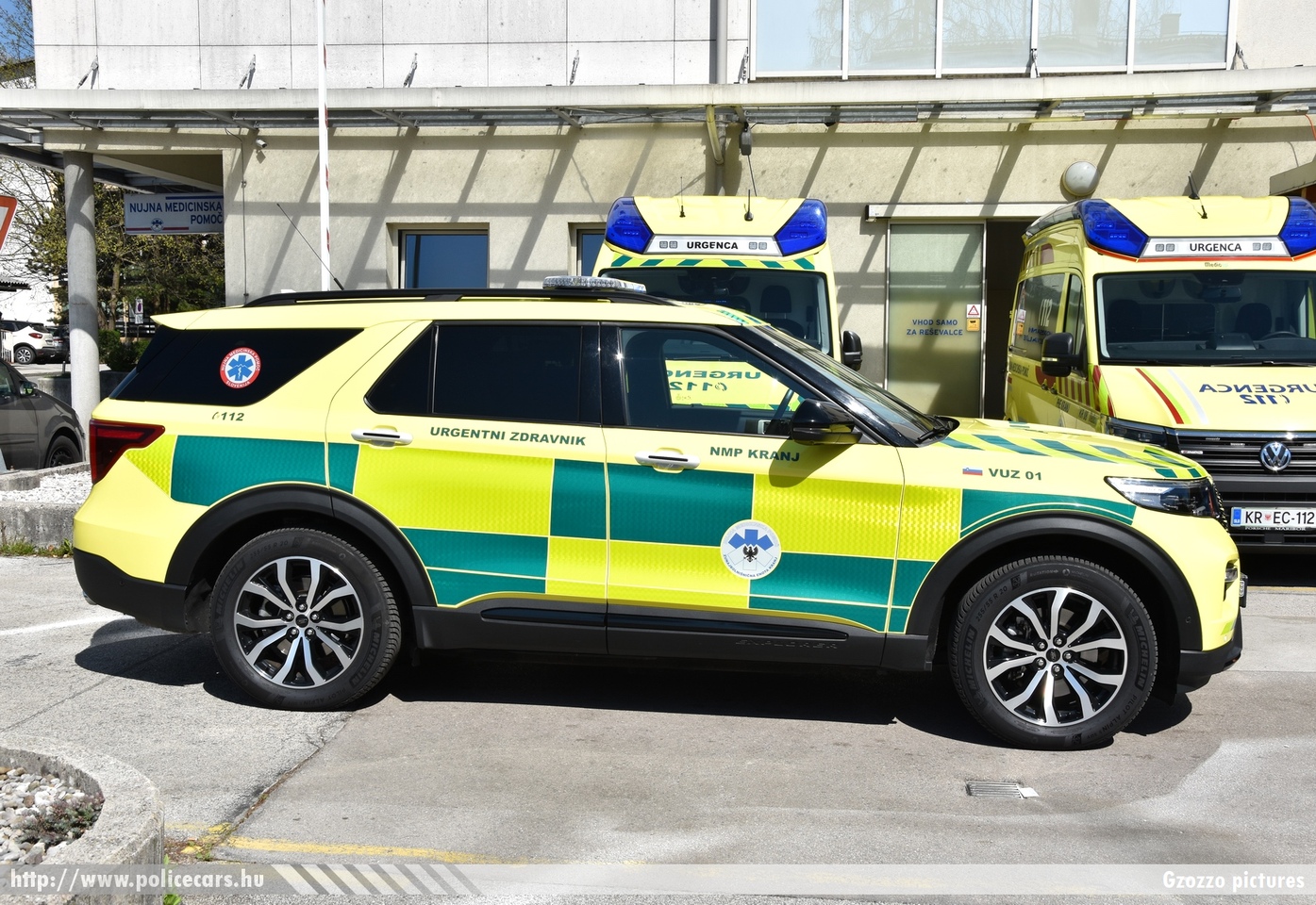Ford Explorer, Vozilo urgentnega zdravnika (VUZ), Zdravstveni dom Kranj, fotó: Gzozzo pictures
Keywords: szlovén Szlovénia mentő mentőautó Slovenia slovenian ambulance