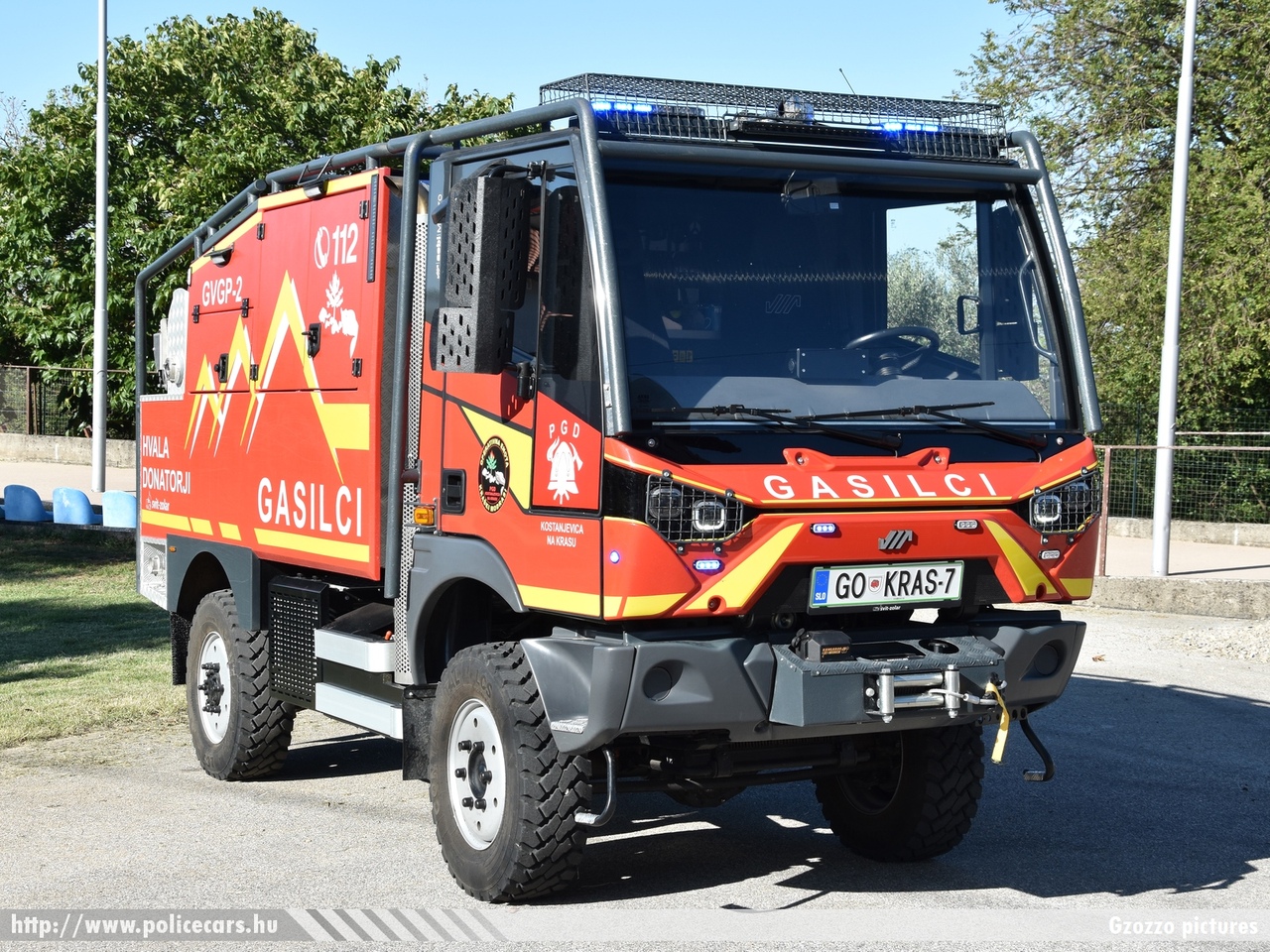AEBI MT 770 GVGP-2 (gasilsko vozilo za gašenje gozdnih požarov) Svit Zolar, PGD Kostanjevica na Krasu, fotó: Gzozzo pictures
Keywords: szlovén Szlovénia tûzoltóautó tûzoltóság tûzoltó slovenian Slovenia fire firetruck