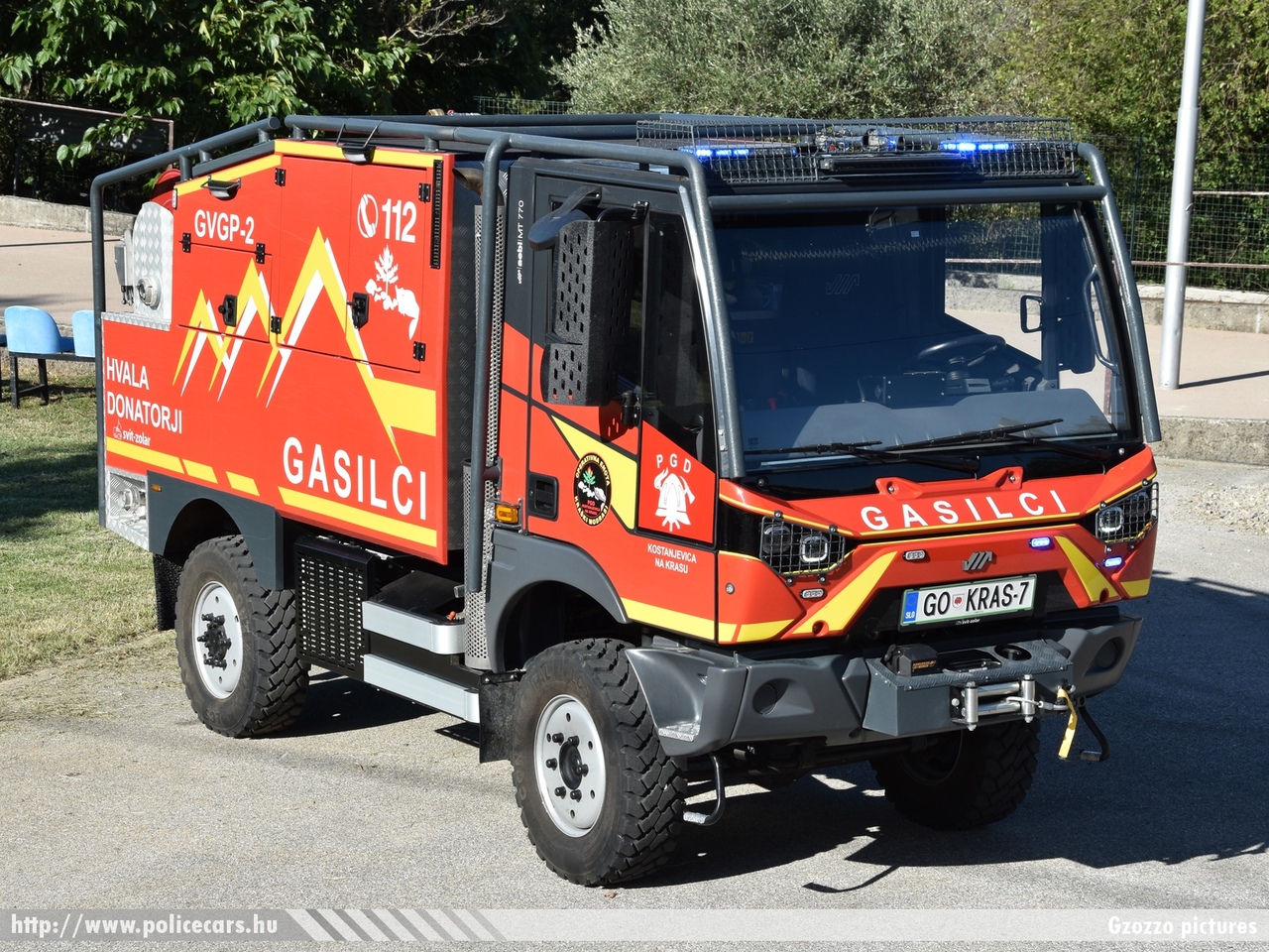 AEBI MT 770 GVGP-2 (gasilsko vozilo za gašenje gozdnih požarov) Svit Zolar, PGD Kostanjevica na Krasu, fotó: Gzozzo pictures
Keywords: szlovén Szlovénia tûzoltóautó tûzoltóság tûzoltó slovenian Slovenia fire firetruck