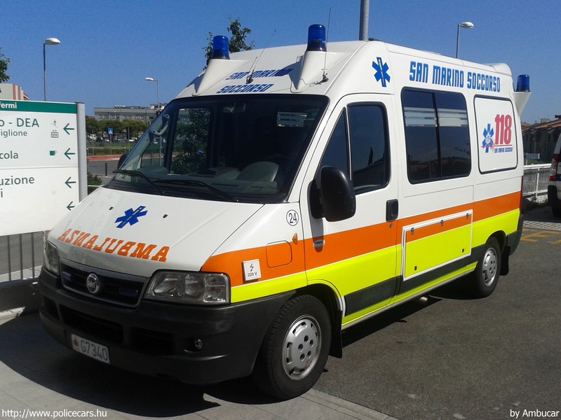 Fiat Ducato, fotó: Ambucar
Keywords: mentő mentőautó San Marino marinói