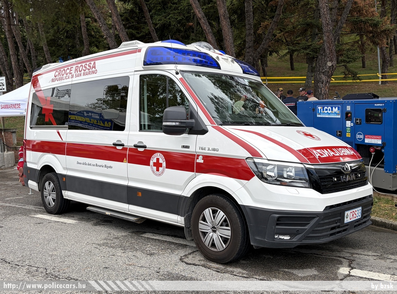 MAN TGE 3.180, Croce Rossa Repubblica di San Marino, fotó: Bazsi
Keywords: mentő mentőautó San Marino marinói ambulance