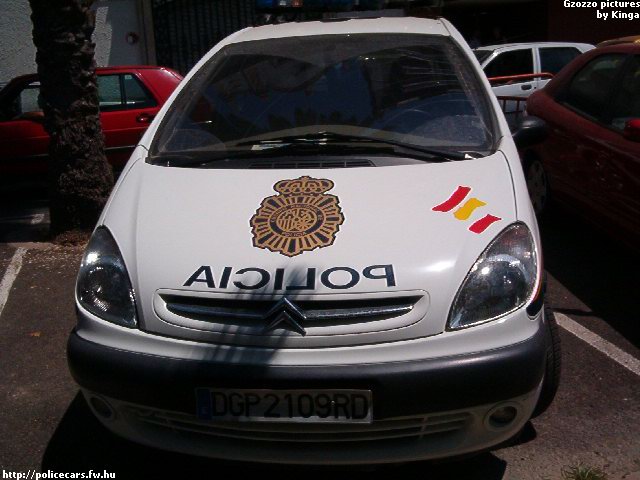 Citroen Xsara Picasso, fotó: Kinguc
Keywords: rendőr rendőrautó rendőrség spanyol Spanyolország