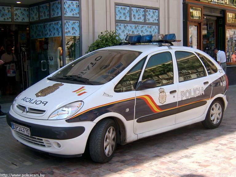 Citroen Xsara Picasso, fotó: Tonycars
Keywords: rendőr rendőrautó rendőrség spanyol Spanyolország
