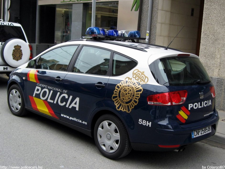 Seat Altea XL, fotó: Colargol87
Keywords: rendőr rendőrautó rendőrség spanyol Spanyolország