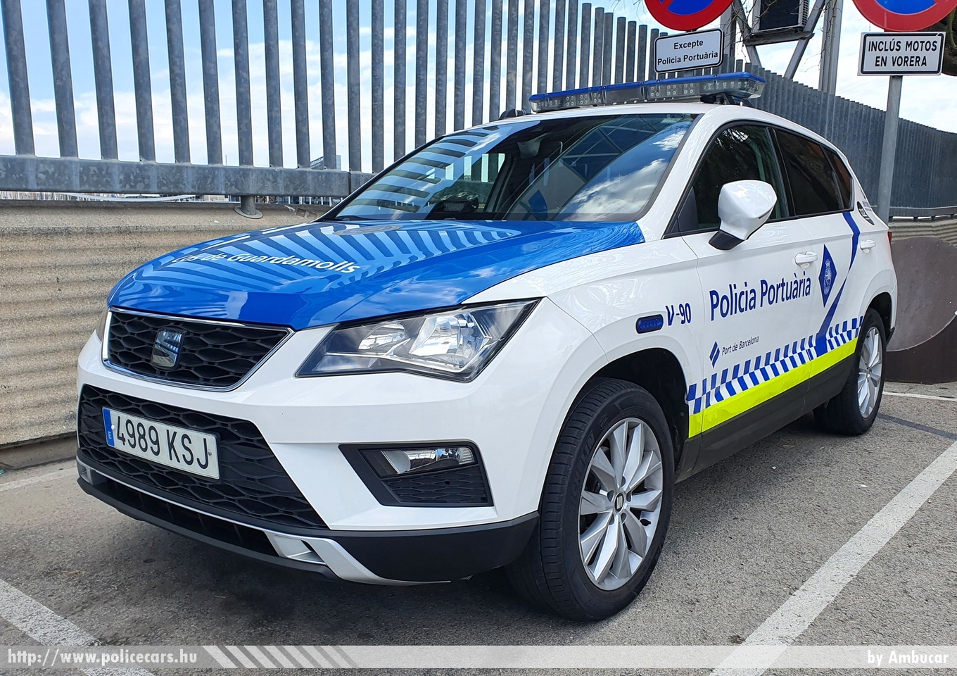 Seat Ateca, Policia Portuaria, Port de Barcelona, fotó: Ambucar
Keywords: spanyol Spanyolország rendőr rendőrautó rendőrség police policecar spanish Spain