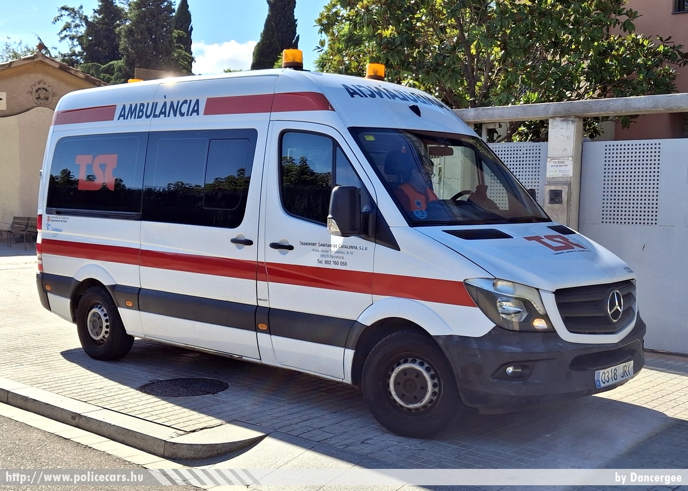 Mercedes Sprinter II facelift, Transport Sanitari de Catalunya, Ambulancia, fotó: Dancergee
Keywords: spanyol Spanyolország mentő mentőautó ambulance spain spanish