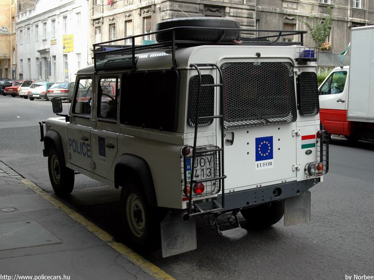 Land Rover Defender, fotó: Norbee
Keywords: rendőrség rendőr rendőrautó magyar Magyarország JOY-413 hungarian Hungary police policecar