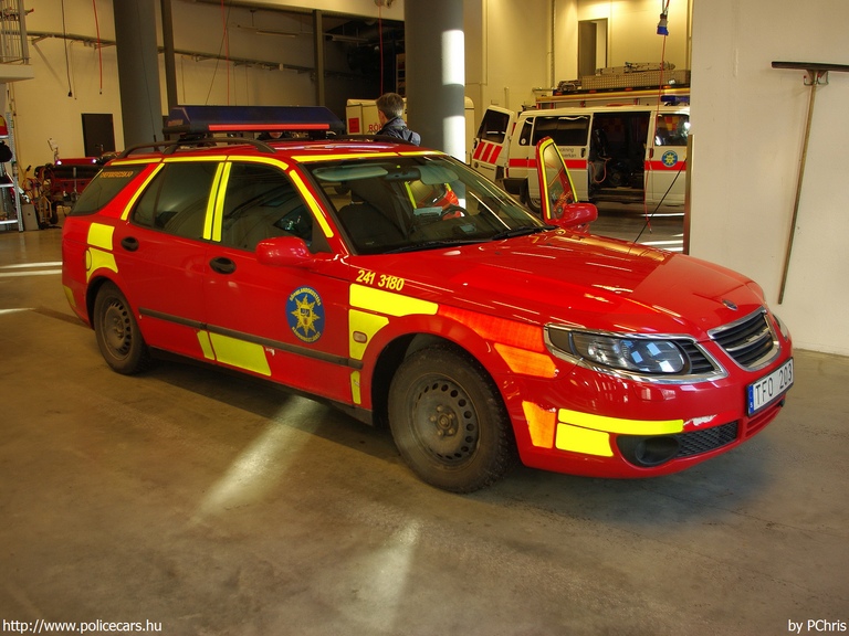 SAAB 95 2.0t, Nyköping, fotó: PChris
Keywords: tûzoltó tûzoltóautó tûzoltóság svéd Svédország TFO203
