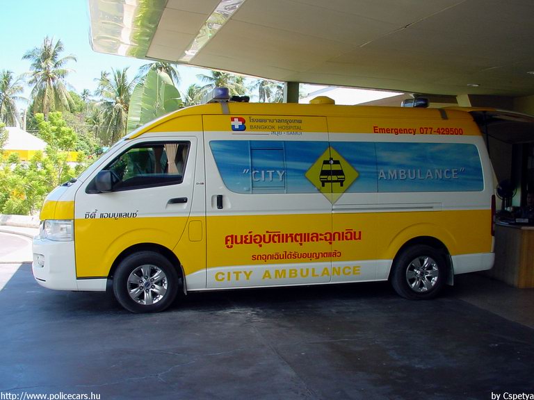 Toyota Commuter, fotó: Cspetya
Keywords: thaiföld ambulance mentő