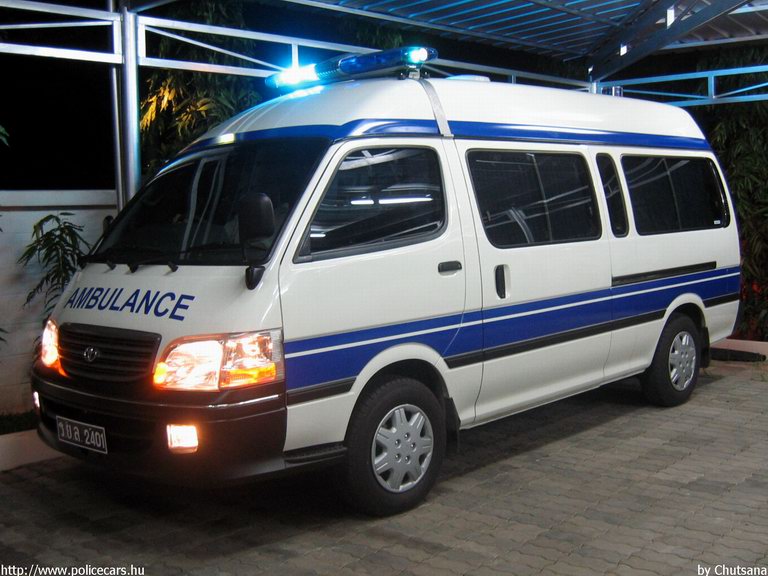 Toyota Hiace, fotó: Chutsana
Keywords: thaiföld ambulance mentő