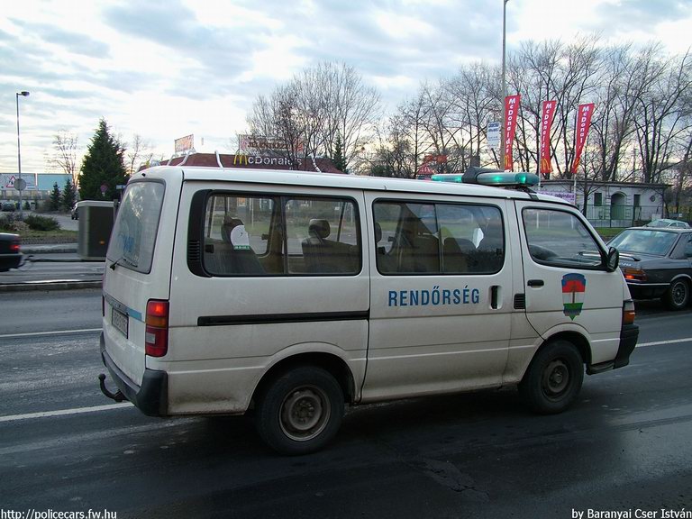 Toyota Hiace, fotó: Baranyai Cser István
Keywords: rendőr rendőrautó rendőrség magyar Magyarország RB51-62 police policecar Hungary hungarian
