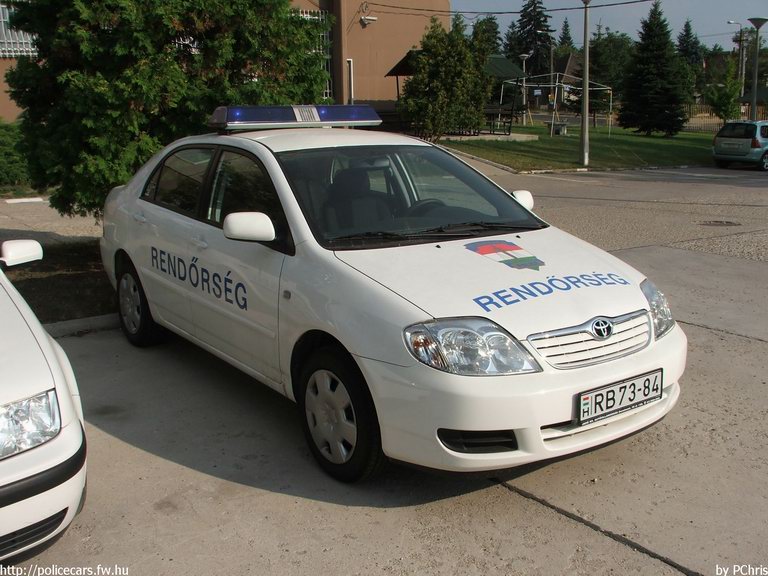 Toyota Corolla, fotó: PChris
Keywords: rendőr rendőrautó rendőrség RB73-84 magyar Magyarország police policecar Hungary hungarian
