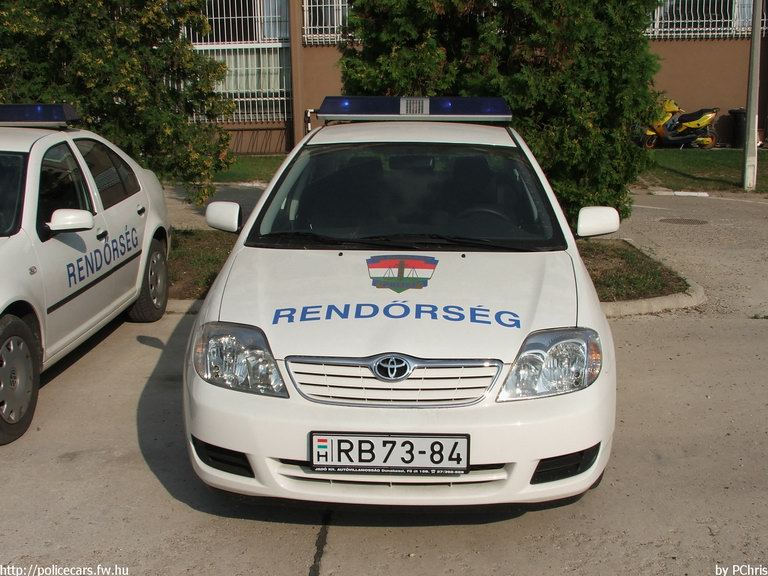Toyota Corolla, fotó: PChris
Keywords: rendőr rendőrautó rendőrség RB73-84 magyar Magyarország police policecar Hungary hungarian