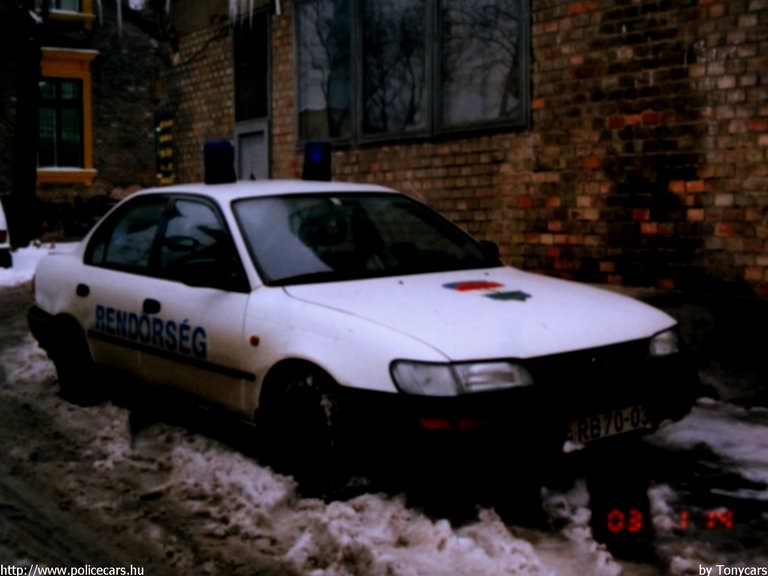 Toyota Corolla, fotó: Tonycars
Keywords: rendőr rendőrautó rendőrség RB70-03 magyar Magyarország police policecar Hungary hungarian
