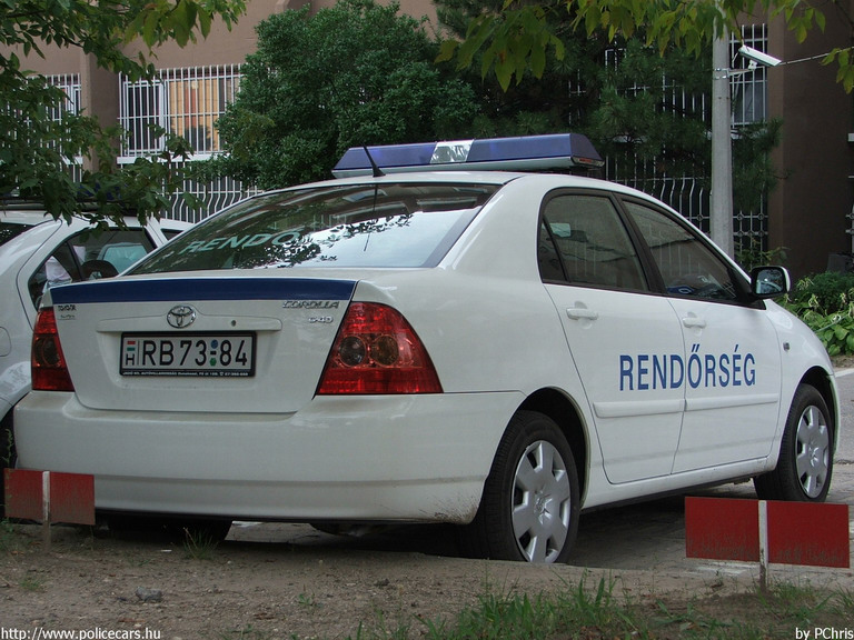 Toyota Corolla, fotó: PChris
Keywords: rendőr rendőrautó rendőrség RB73-84 magyar Magyarország police policecar Hungary hungarian