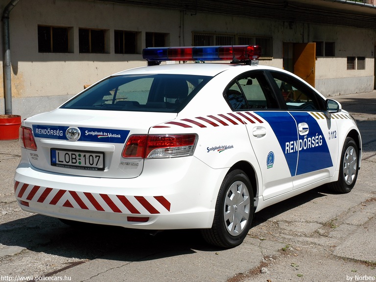 Toyota Avensis, fotó: Norbee
Keywords: rendőr rendőrautó rendőrség LOB-107 magyar Magyarország police policecar Hungary hungarian