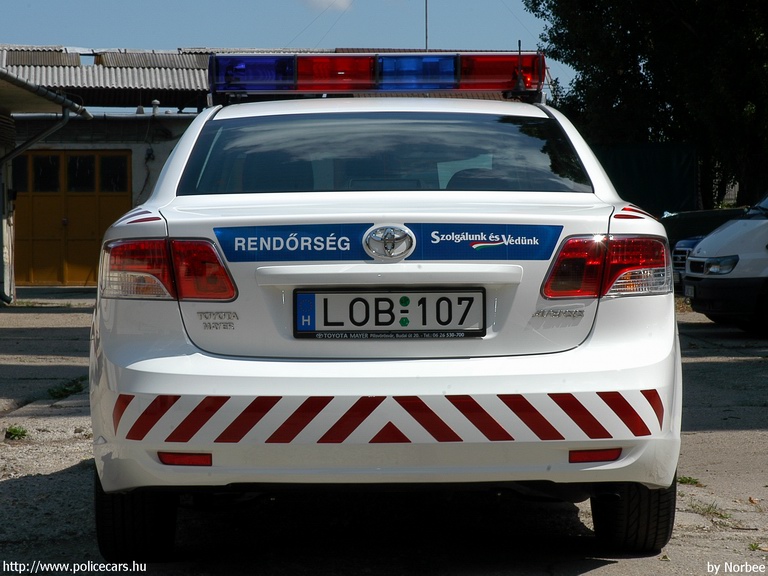 Toyota Avensis, fotó: Norbee
Keywords: rendőr rendőrautó rendőrség LOB-107 magyar Magyarország police policecar Hungary hungarian