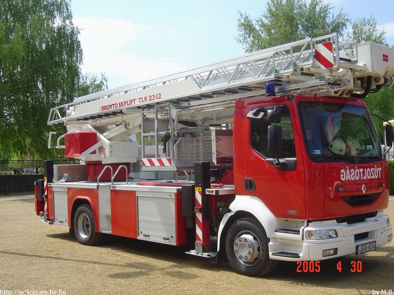 Renault Midlum Bronto-Skylift TLK 23-12, ? Hivatásos Önkormányzati Tûzoltóság, fotó: Márton Balázs
Keywords: HÖT tûzoltóautó magyar Magyarország tûzoltó tûzoltóság JGK-634 fire firetruck Hungary hungarian