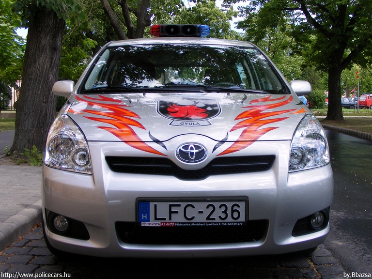 Toyota Corolla Verso, Gyulai Hivatásos Önkormányzati Tûzoltóság, fotó: Bbazsa
Keywords: tûzoltóautó tûzoltó HÖT tûzoltóság magyar Magyarország LFC-236 fire firetruck Hungary hungarian