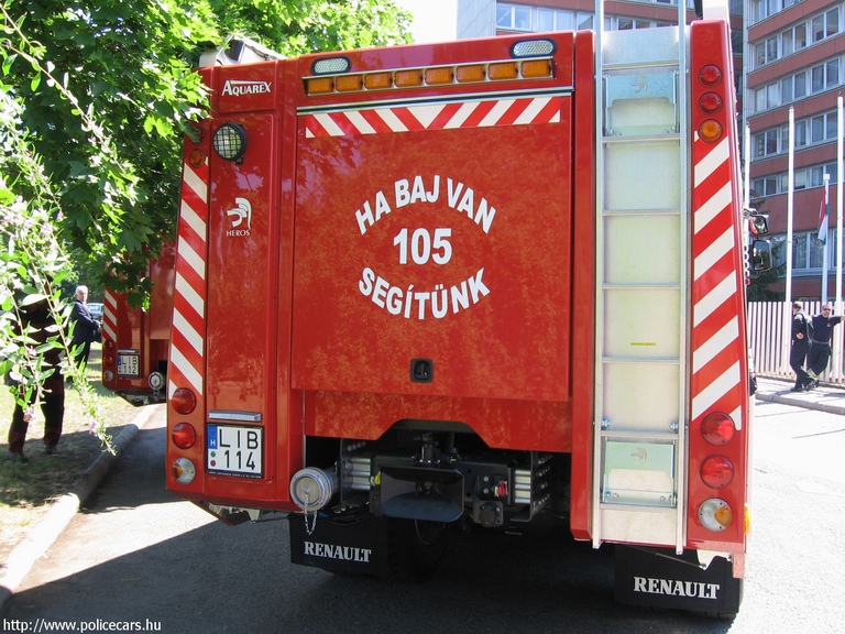 Renault Kerax 450 Heros Aquarex, Nagyatádi Hivatásos Önkormányzati Tûzoltóság
Keywords: tûzoltóautó tûzoltó HÖT tûzoltóság magyar Magyarország LIB-114 fire firetruck Hungary hungarian