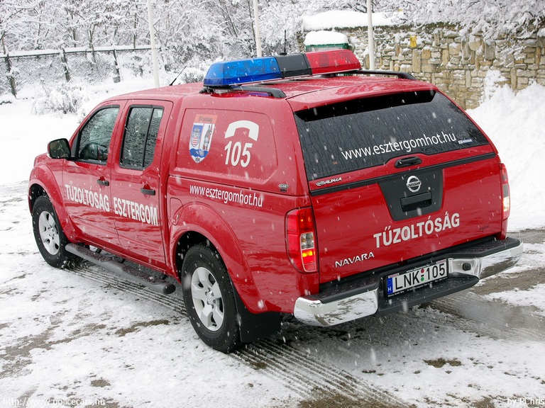 Nissan Navara, Esztergomi Hivatásos Önkormányzati Tûzoltóság, fotó: PChris
Keywords: tûzoltó tûzoltóautó tûzoltóság Magyarország magyar HÖT LNK-105 fire firetruck Hungary hungarian