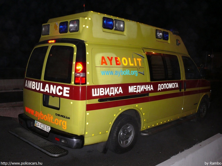 Chevrolet Express, fotó: Rambo
Keywords: mentő mentőautó ukrán Ukrajna OA4023BE ambulance Ukraine ukrainian