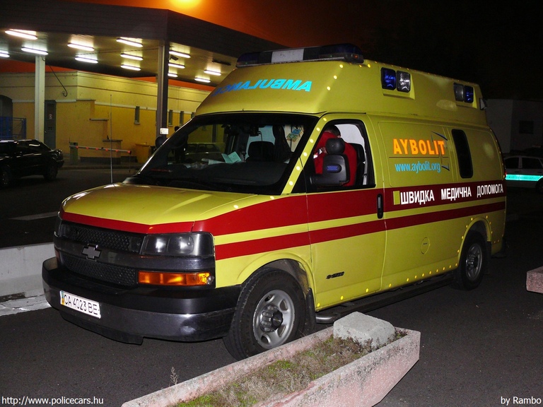 Chevrolet Express, fotó: Rambo
Keywords: mentő mentőautó ukrán Ukrajna OA4023BE ambulance Ukraine ukrainian