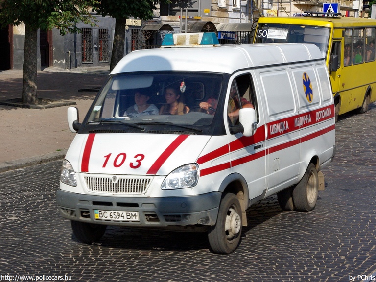 GAZ Gazella 2705, fotó: PChris
Keywords: ukrán Ukrajna mentő mentőautó BC6594BM ambulance Ukraine ukrainian