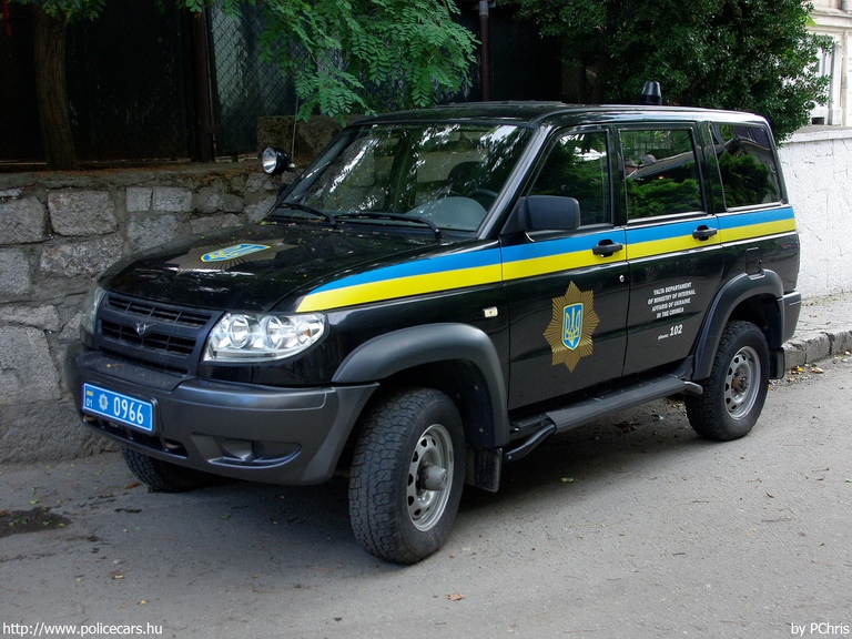UAZ Patriot, fotó: PChris
Keywords: ukrán Ukrajna rendőr rendőrautó rendőrség police policecar Ukraine ukrainian