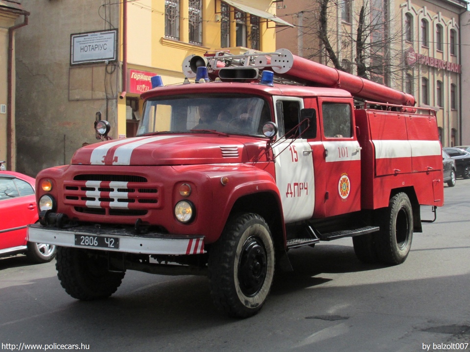ZIL 130 AC-40, fotó: balzolt007
Keywords: ukrán Ukrajna tûzoltó tûzoltóautó tûzoltóság fire firetruck Ukraine ukrainian