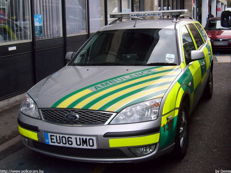 Ford Mondeo, fotó: Demis
Keywords: angol anglia egyesült királyság mentő mentőautó
