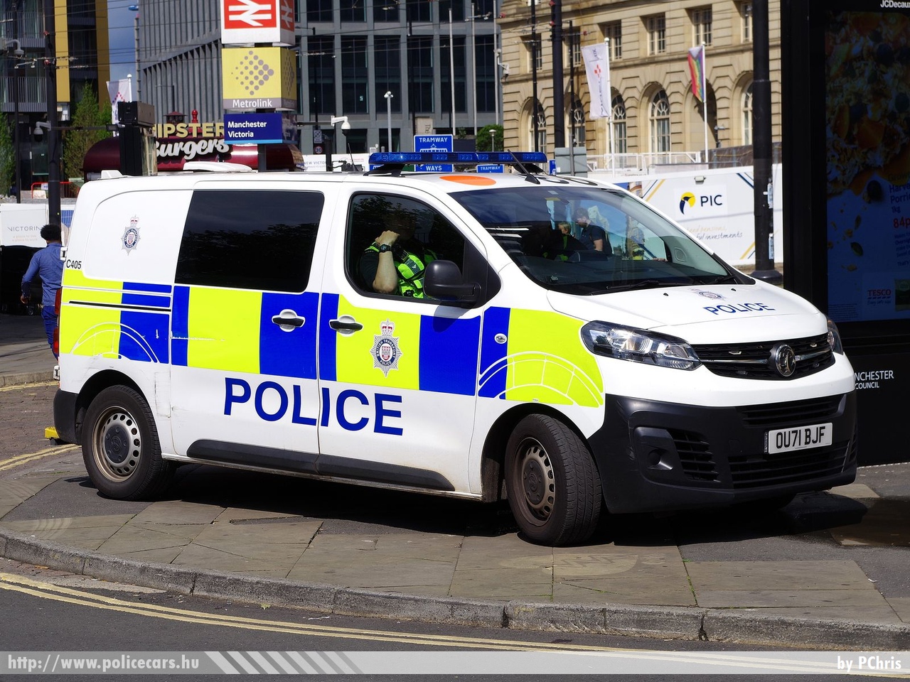 Vauxhall Vivaro, British Transport Police, Manchester, fotó: PChris
Keywords: angol Anglia rendőr rendőrautó rendőrség english England police policecar