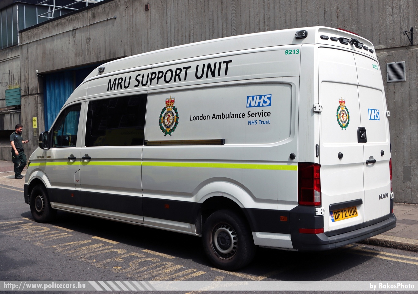 MAN TGE, London Ambulance Service, MRU Support Unit, fotó: BakosPhoto
Keywords: angol anglia egyesült királyság mentő mentőautó England united kingdom ambulance
