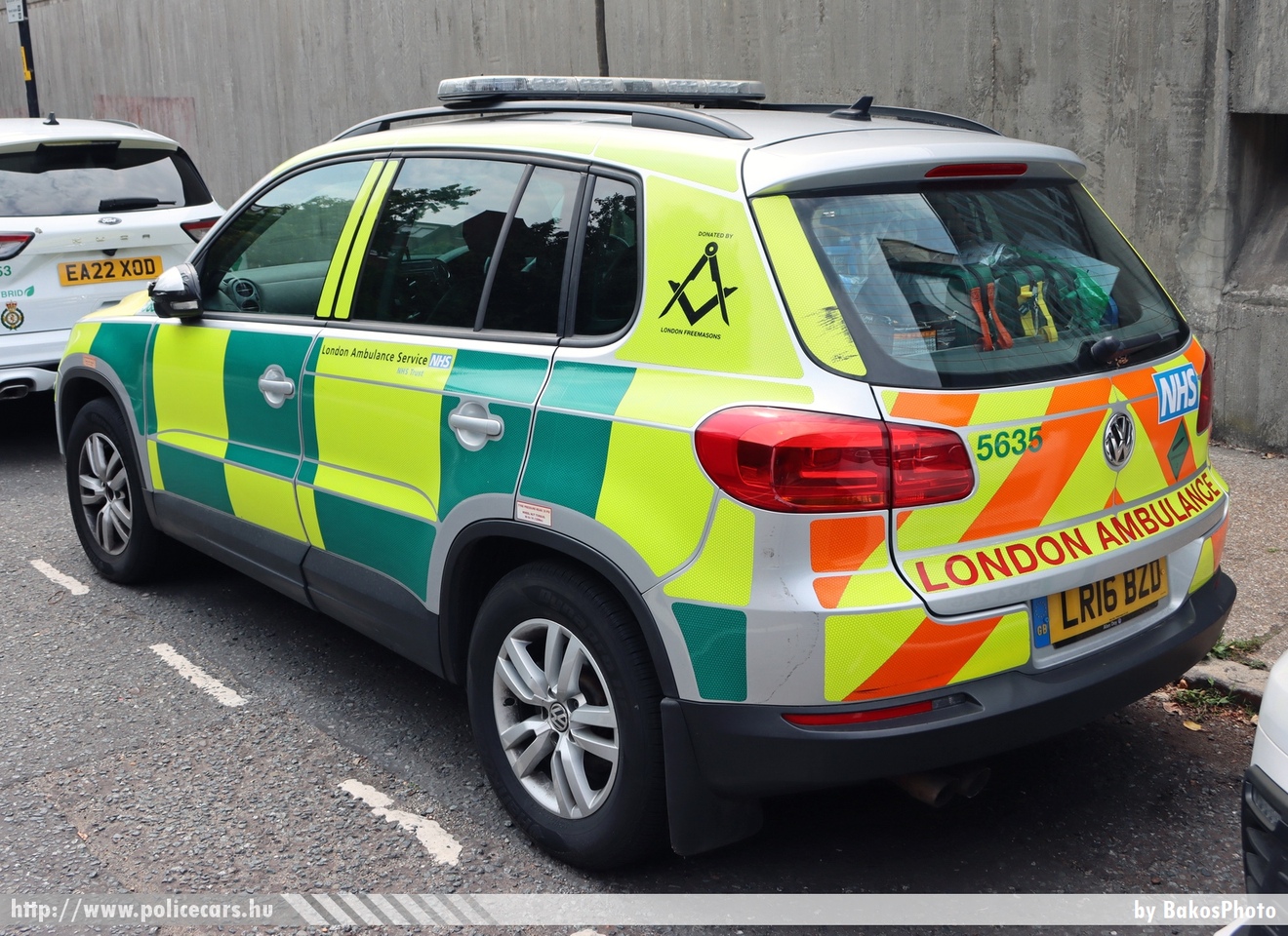 Volkswagen Tiguan, London Ambulance Service, fotó: BakosPhoto
Keywords: angol anglia egyesült királyság mentő mentőautó England united kingdom ambulance