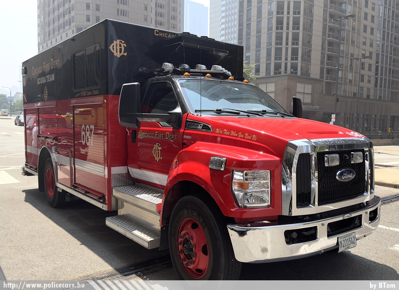 Ford F-750 E-One, Chicago Fire Department, Scuba Team, fotó: BTom
Keywords: USA Amerikai Egyesült Államok tûzoltó tûzoltóautó fire firetruck united states