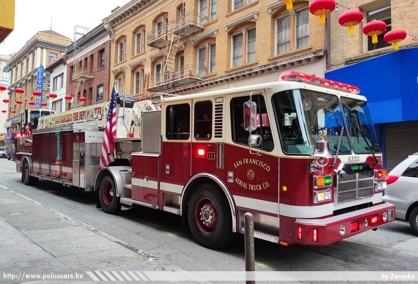 Ferrara Igniter 2023, San Francisco Fire Department, Truck 13, fotó: Zaronka
Keywords: USA Amerikai Egyesült Államok tûzoltó tûzoltóautó fire firetruck united states