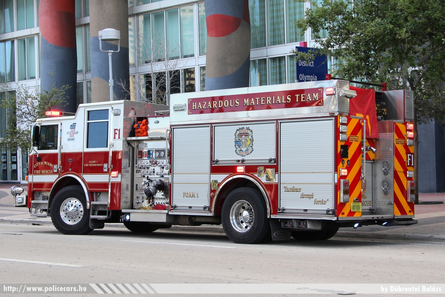 Pierce Arrow XT, Foam 1, Haz Mat Team, City of Miami Department of Fire-Rescue, fotó: Döbrentei Balázs
Keywords: USA Amerikai Egyesült Államok tûzoltó tûzoltóautó fire firetruck united states