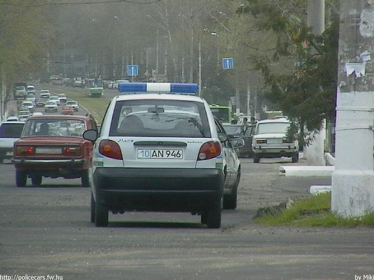 Daewoo Matiz, fotó: Miki
Keywords: rendőr rendőrautó rendőrség üzbég Üzbegisztán
