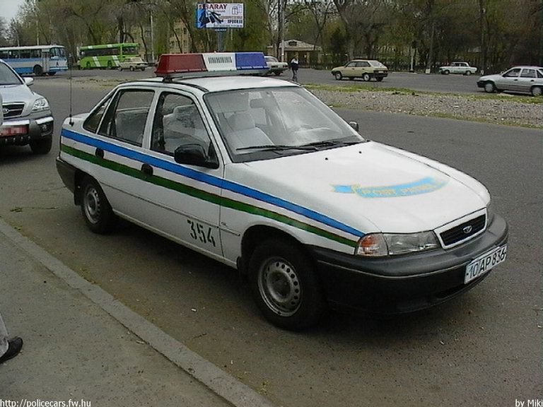 Daewoo Nexia, fotó: Miki
Keywords: rendőr rendőrautó rendőrség üzbég Üzbegisztán