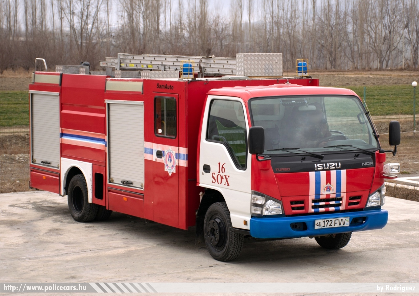 Isuzu NQR 71PL SamAuto, Favqulodda vaziyatlar vazirligi, fotó: Rodriguez
Keywords: üzbég üzbegisztán uzbek uzbekistan tűzoltó tűzoltóautó fire firetruck