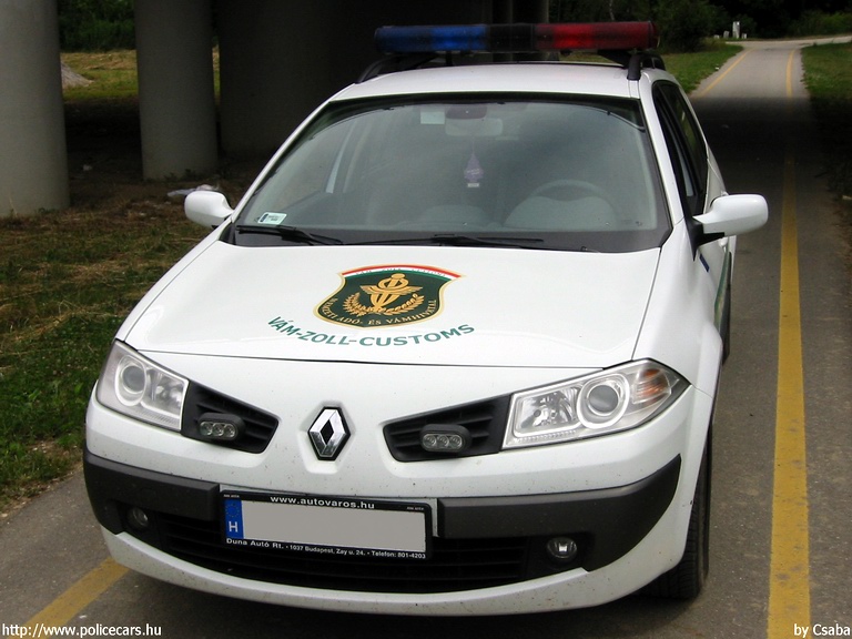 Renault Megane, Nemzeti Adó- és Vámhivatal, fotó: Csaba
Keywords: vám magyar Magyarország NAV VPOP pénzügyőrség Hungary hungarian customs