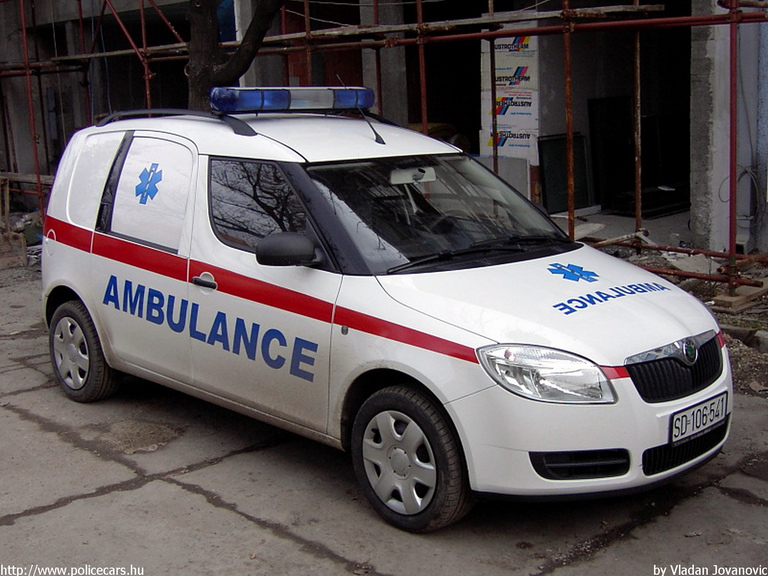 Skoda Roomster, fotó: Vladan Jovanovic
Keywords: Szerb szerbia mentőautó mentő serbian Serbia ambulance