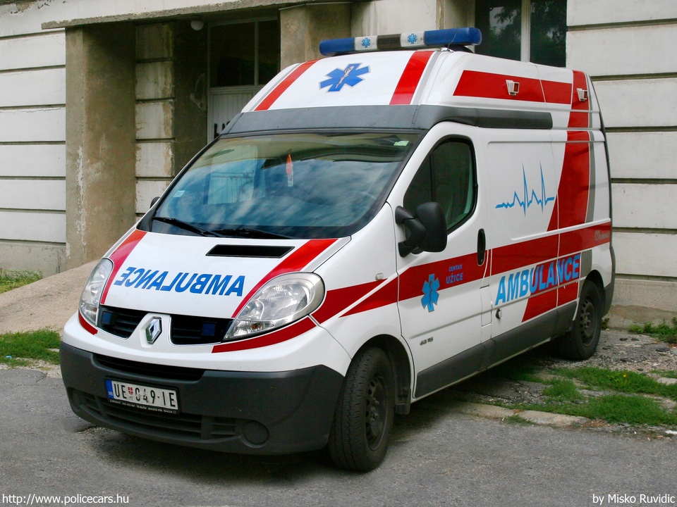 Renault Trafic, fotó: Misko Ruvidic 
Keywords: szerb Szerbia mentőautó mentő serbian Serbia ambulance