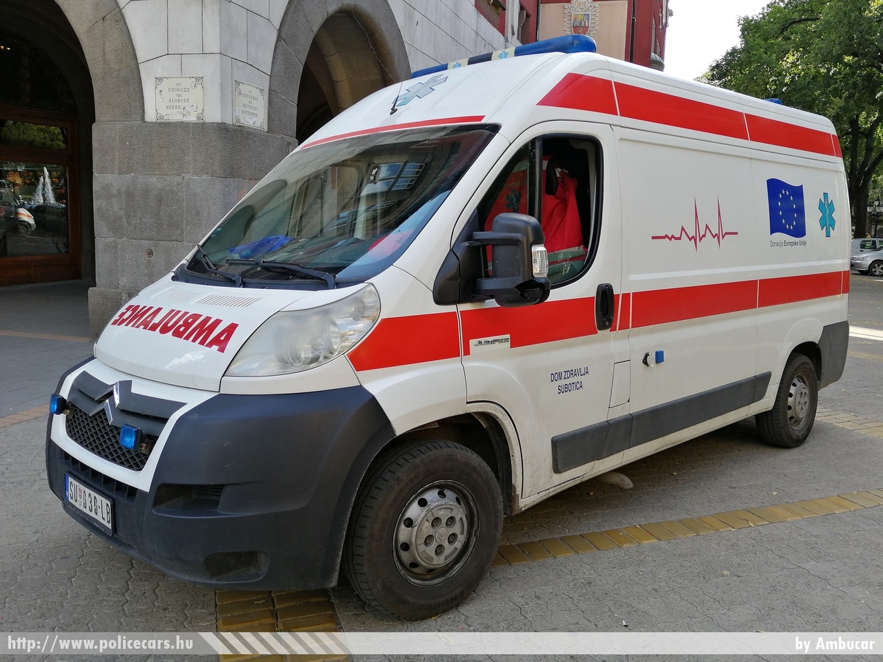 Citroen Jumper, fotó: Ambucar
Keywords: szerb Szerbia mentő mentőautó Serbia serbian ambulance